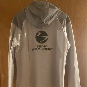 Team Beachbody zip up hoodie New without tags